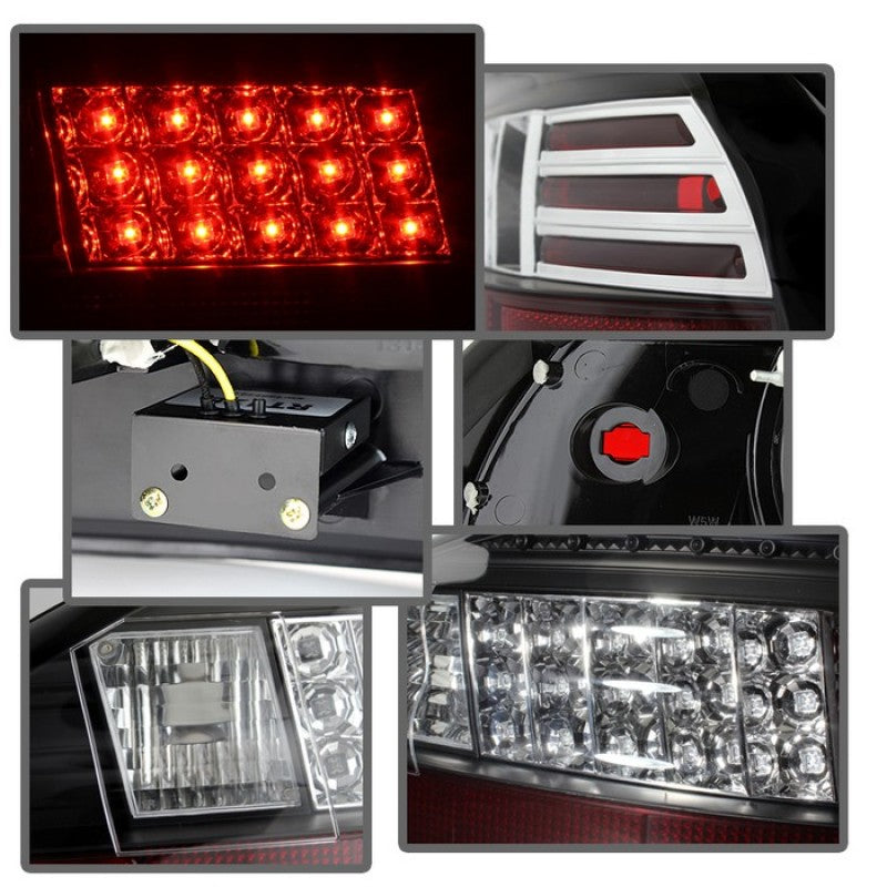 Spyder Pontiac Grand Prix 97-03 LED Tail Lights Black ALT-YD-PGP97-LED-BK 5007148