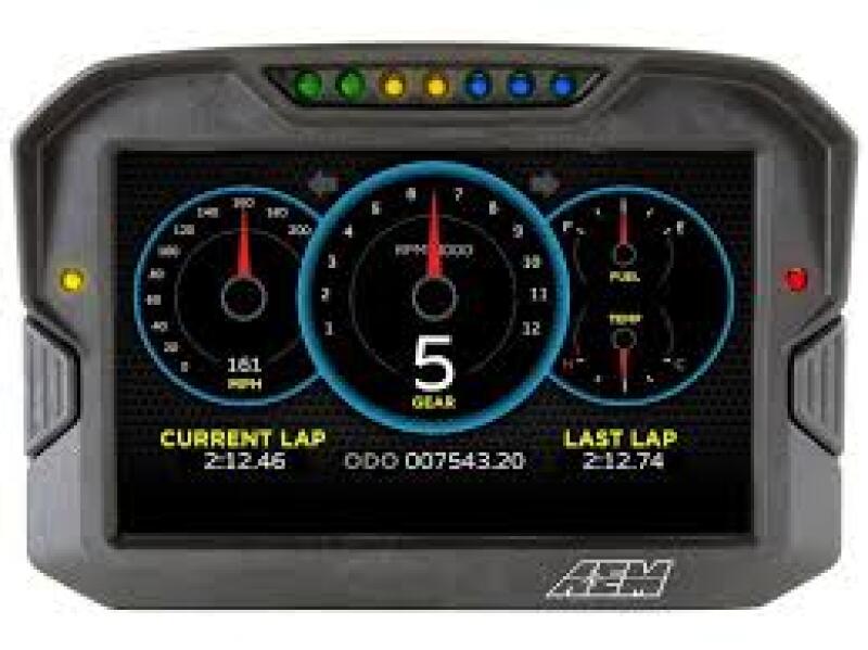 AEM Electronics Digital Dash, CD-7LG, Carbon Housing, Data Logging, GPS, CAN Bus, Kit