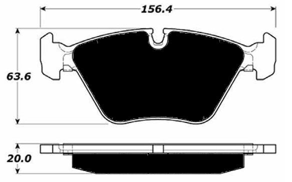 Porterfield Brake Pads for 2007 BMW 330 Series E46