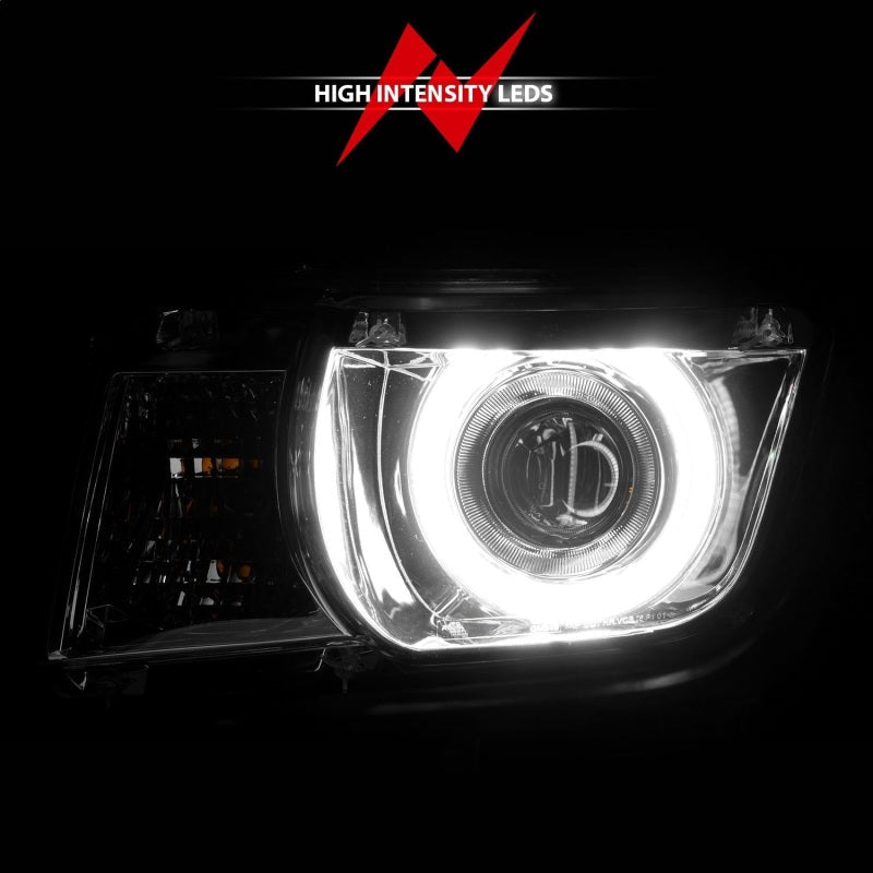 Anzo 2010-2013 Chevrolet Camaro Projector Headlights w/ Halo Chrome (CCFL)