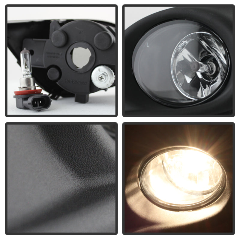 Spyder Nissan Altima 2013-2015 4dr. OEM Fog Lights w/Switch Clear FL-NA13-C 5077813