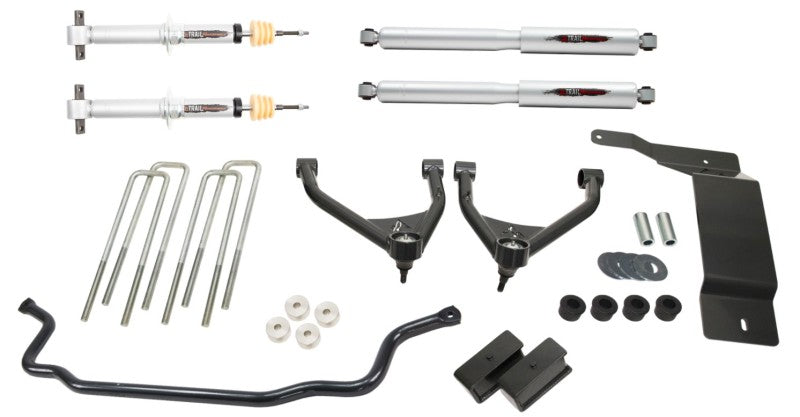 Belltech 07-13 Silverado / Sierra 1500 4WD Ext & Crew Cab 4in Trail Perf Lift Kit w/ Front Sway Bar 150207TPS