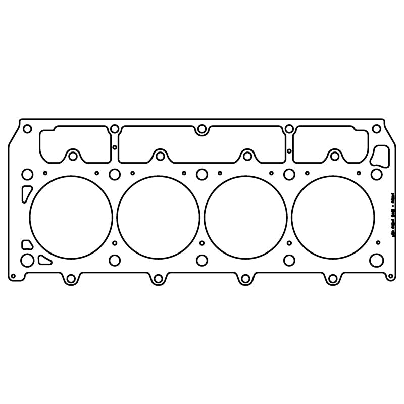 Cometic Gasket Cometic GM LSX Gen-4 Small Block V8 .040in MLX Cyl Head Gskt-4.165in Bore-1/2in and 3/8in Studs-RHS C15503-040