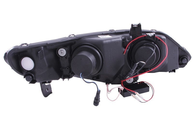 Anzo 2006-2011 Honda Civic Projector Headlights w/ Halo Black (CCFL)