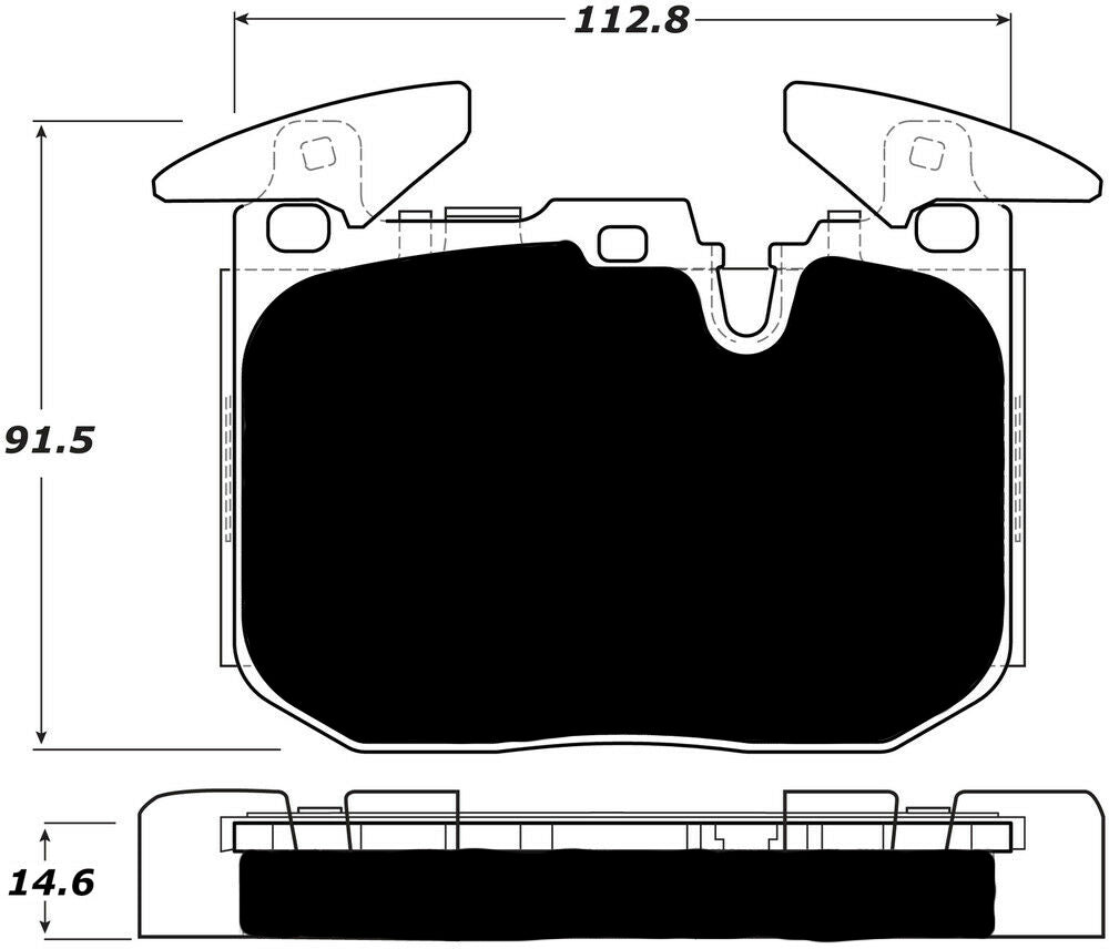 Porterfield Brake Pads for 2016 MINI Cooper w/Sport Brake Retrofit Kit