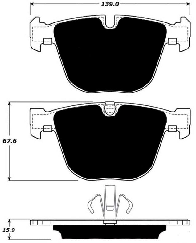 Porterfield Brake Pads for 2013 BMW 760Li