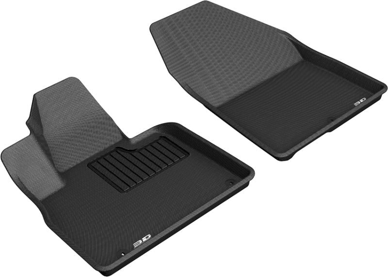 3D MAXpider 2019-2020 Hyundai Santa Fe Kagu 1st Row Floormat - Black L1HY09311509