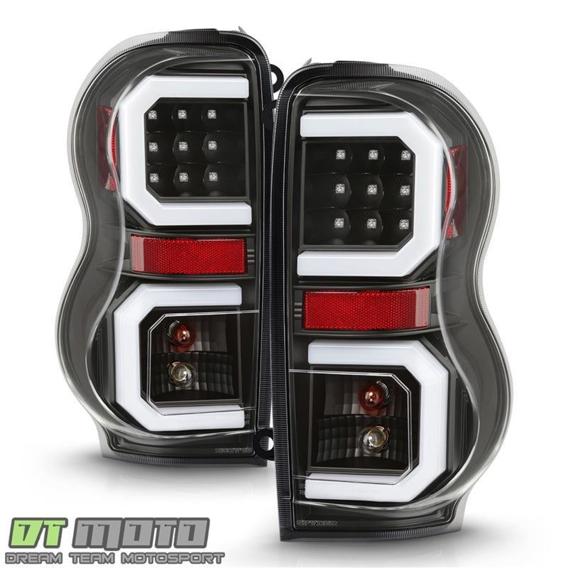 Spyder 04-09 Dodge Durango LED Tail Lights - Black ALT-YD-DDU04-LED-BK 5086532