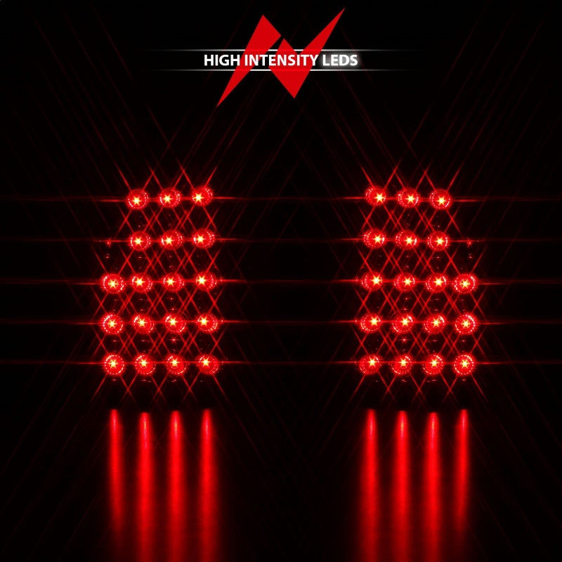 Anzo 2003-2006 Chevrolet Silverado 1500 LED Taillights Red/Clear