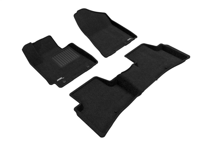 3D MAXpider 16-18 Hyundai Tucson Elegant 1st 2nd Row - Floor Mat Set (Black) L1HY06604709