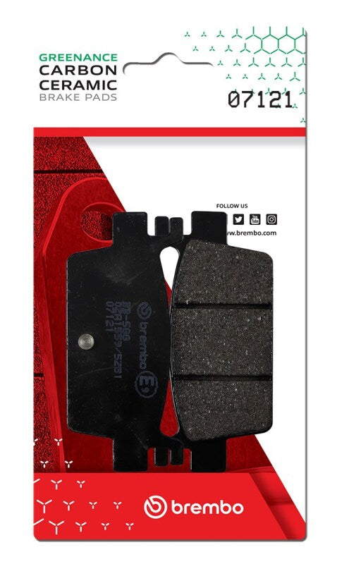 Brembo OE Kymco Ak Carbon Ceramic Brake Pad - Rear 07121