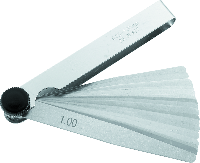 BikeMaster 20-Blade Metric Feeler Gauge Set (Pack of 3) 151526