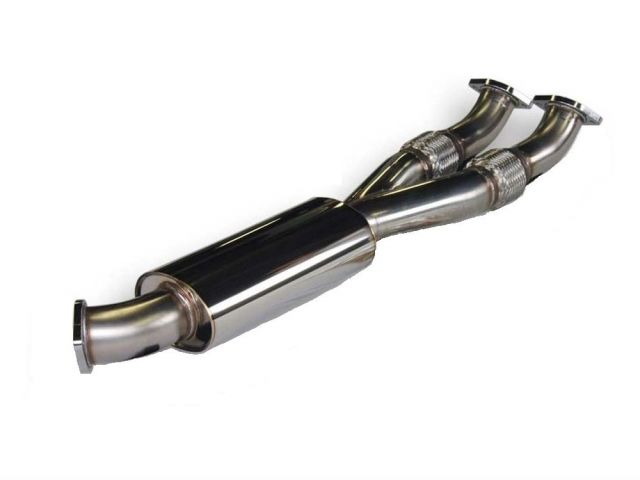 HKS Center Pipe With Silencer - Nissan GT-R 2009-2016