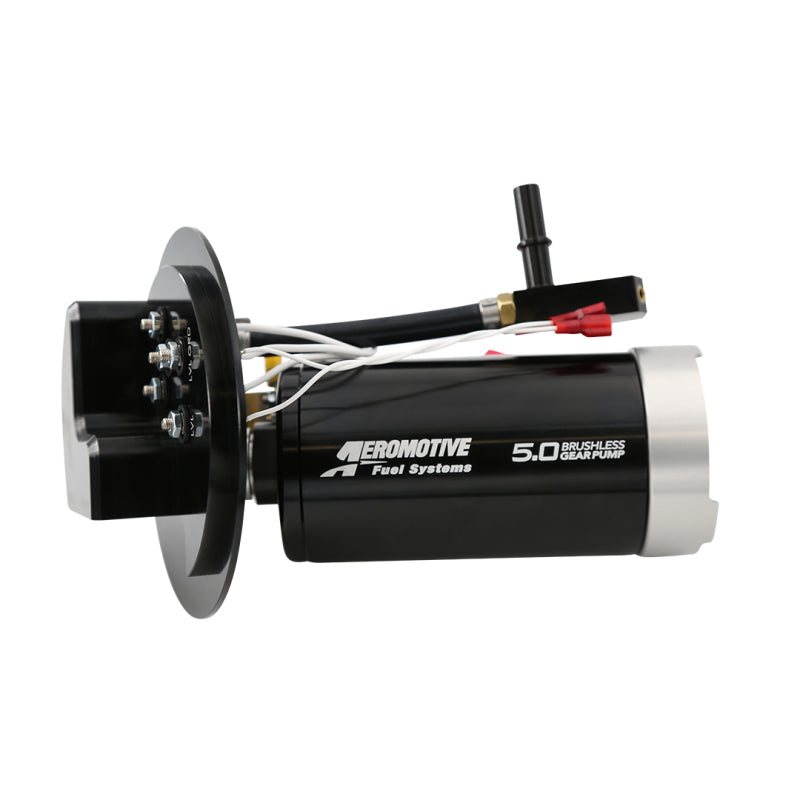 Aeromotive 11-17 Mustang S197/S550 Brushless 5.0 GPM Gear Pump 18-20 GT/Ecoboost 19108