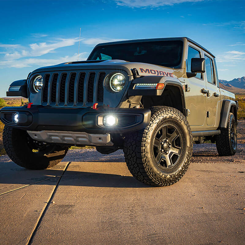 ARB Jeep JL/JT Nacho SAE Only White Plug N Play Fog Light Kit (Bumper Kit) V3JW1KWSO