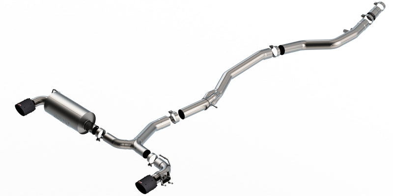 Borla 2020 Toyota Supra GR 3.0L I6 3in ATAK Catback Exhaust - Carbon Fiber Tips 140826CFBA