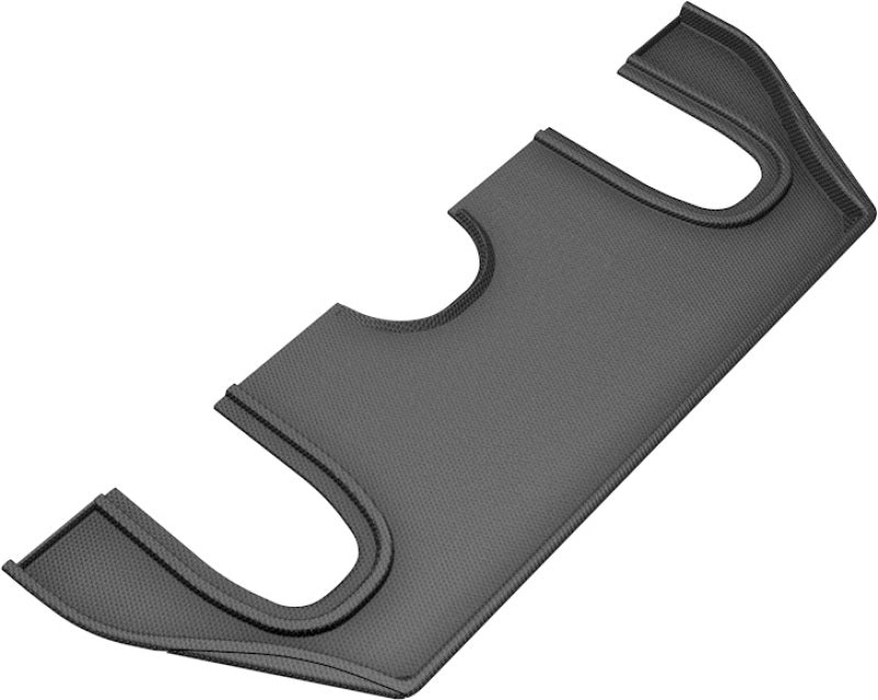 3D MAXpider 2016-2018 Tesla Model X 6-Seats w/ Console Kagu 3rd Row Floormats - Black L1TL00931509