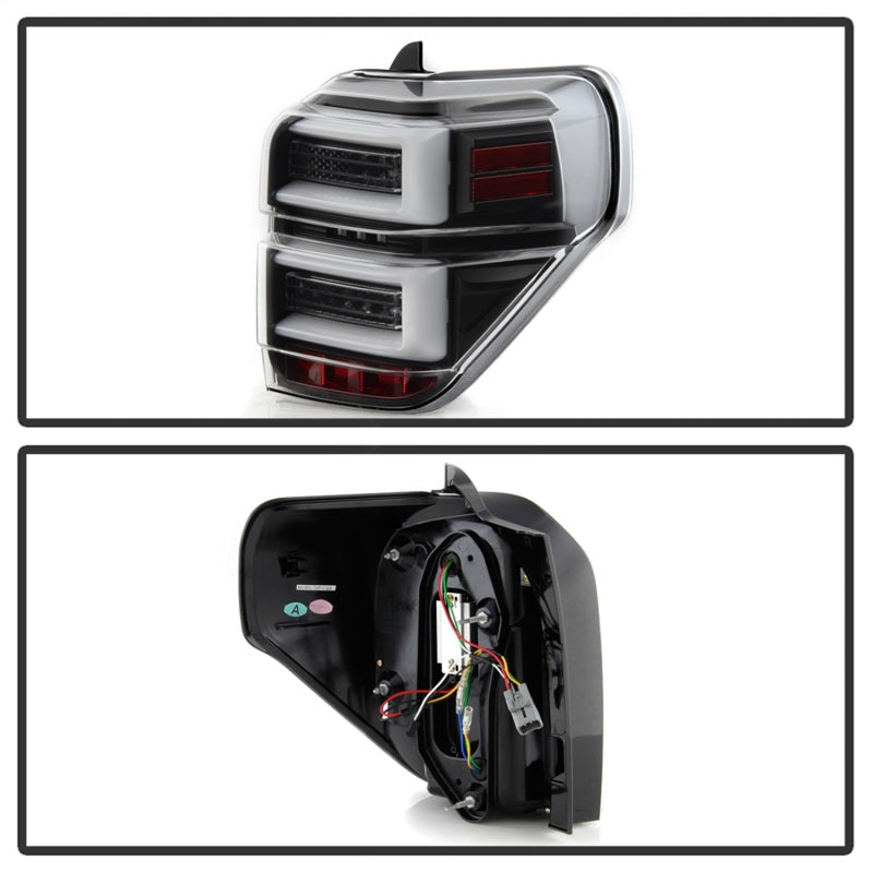 Spyder Toyota 4Runner 10-14 LED Tail Lights - Sequential Turn Signal - Black ALT-YD-T4R10-SEQ-BK 5087812
