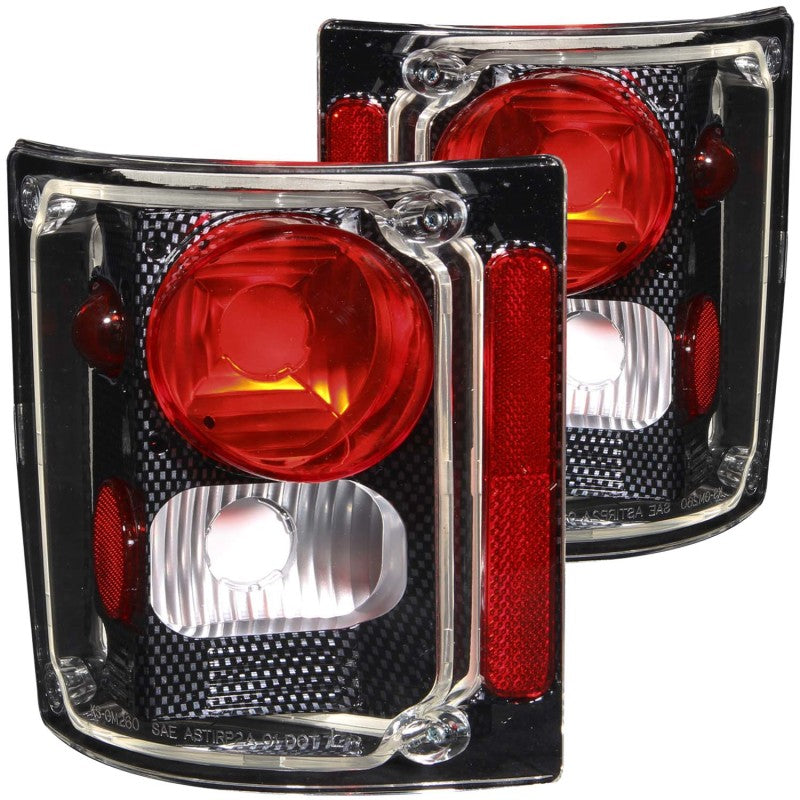 Anzo 1973-1987 Chevrolet C 10 Taillights Carbon