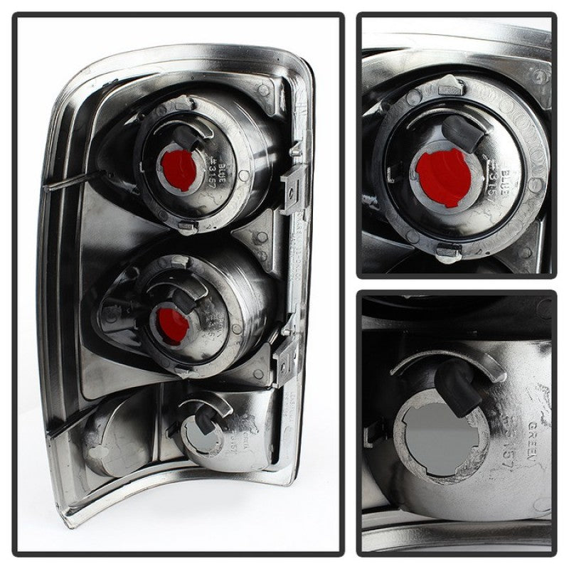 Spyder Chevy Suburban/Tahoe 1500/2500 00-06 Euro Style Tail Lights Black Smoke ALT-YD-CD00-BSM 5077998