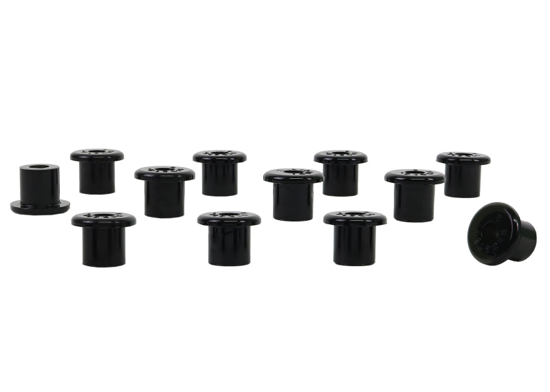 Whiteline 76-86 Jeep CJ7 Spring Eye Front/Rear and Shackle Bushing Kit W72315