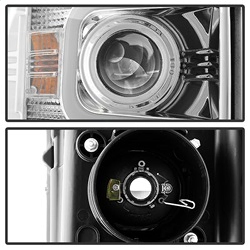 Spyder Chevy Silverado 2014-16 2500 HD Projector Headlights Light Bar DRL Chrm PRO-YD-CSHD14-LBDRL-C 5081049