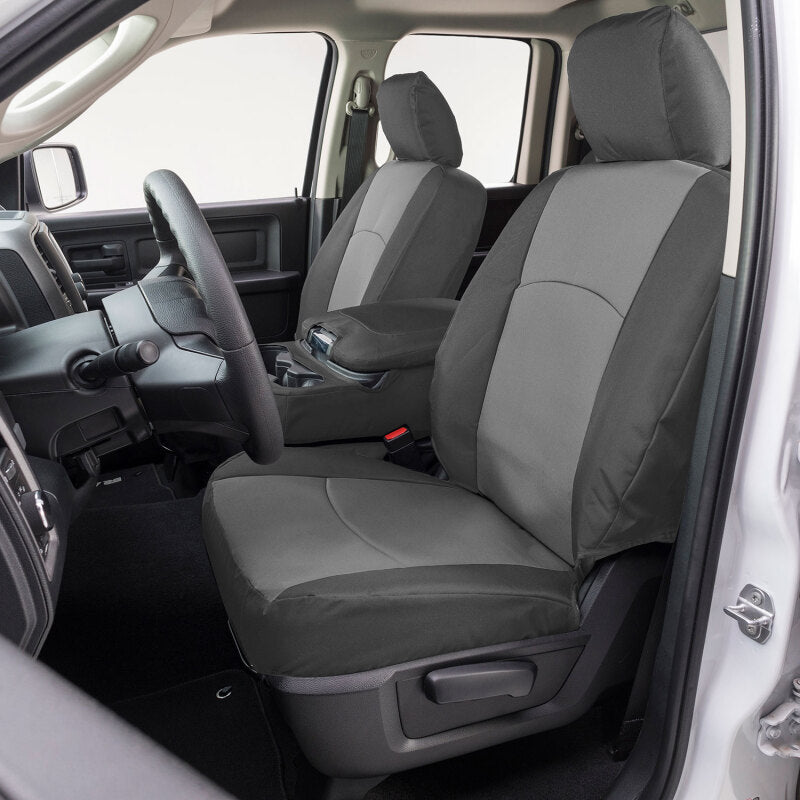 Covercraft 21-25 F150 XL/XLT Endura PrecisionFit Custom Front Row Seat Covers - Silver/Charcoal GTF4431ABENSC