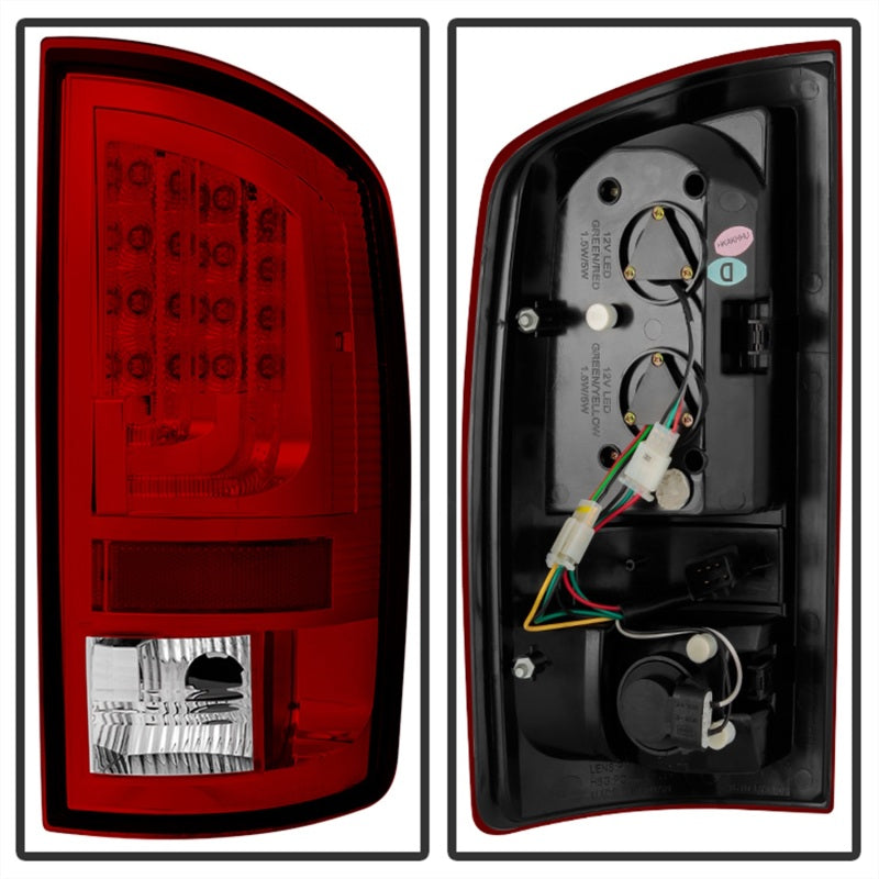 Spyder Dodge Ram 02-06 1500 Version 2 LED Tail Light - Red Clear ALT-YD-DRAM02V2-LED-RC 5081827