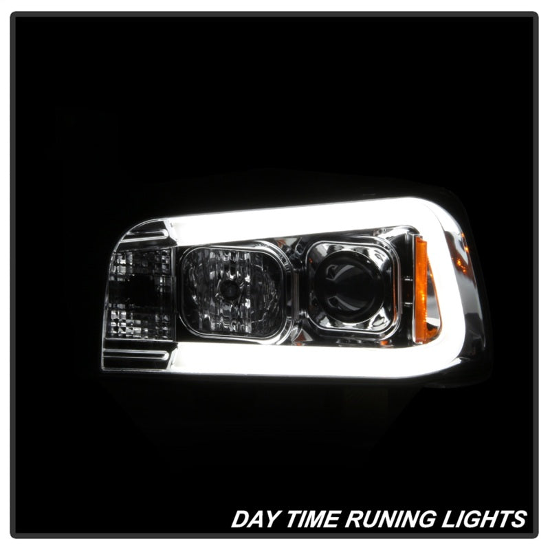 Spyder Dodge Charger 06-10 Projector Headlights - LED Light Bar - Chrome PRO-YD-DCH05V2-LB-C 5085238