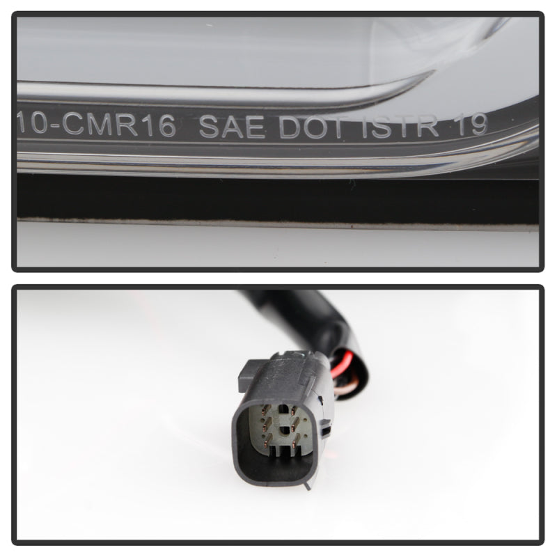 Spyder Chevy Camaro 16-18 (Do Not Fit Halogen Model) LED Tail Lights Black ALT-YD-CCAM16LED-SEQ-BK 5087232