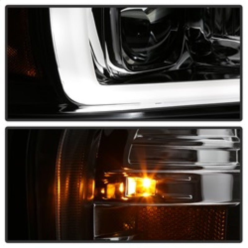 Spyder 04-08 Ford F-150 Light Bar Projector Headlights - Chrome (PRO-YD-FF15004V2-LB-C) 5084637