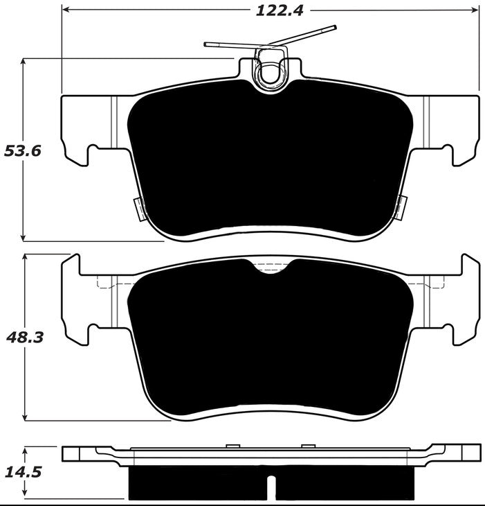 Porterfield Brake Pads for 2018 HONDA Civic Hatchback Type R