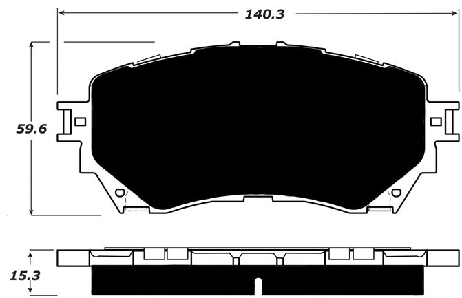 Porterfield Brake Pads for 2017 MAZDA 6
