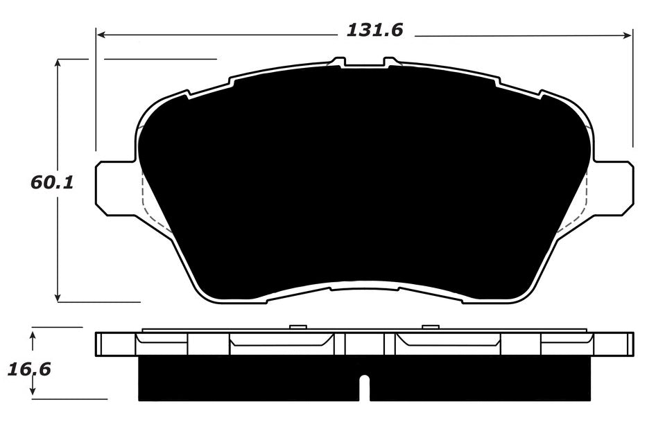 Porterfield Brake Pads for 2015 FORD FIESTA- Rear Disc