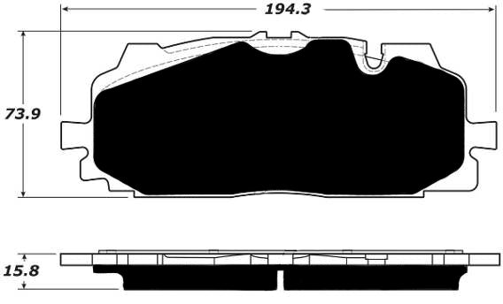 Porterfield Brake Pads for 2018 AUDI S4