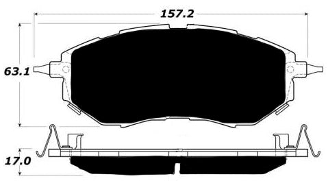 Porterfield Brake Pads for 2012 SUBARU LEGACY OUTBACK/WAGON 3.6R