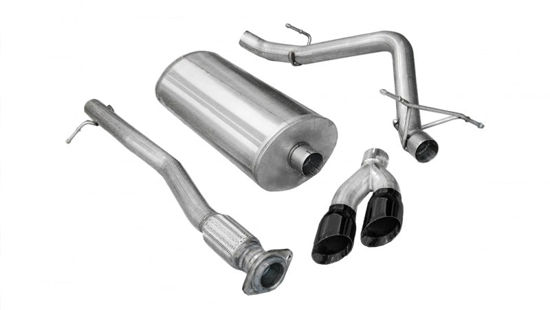 Corsa 09-09 Chevrolet Silverado Crew Cab/Short Bed 1500 4.8L V8 Black Sport Cat-Back Exhaust 14904BLK