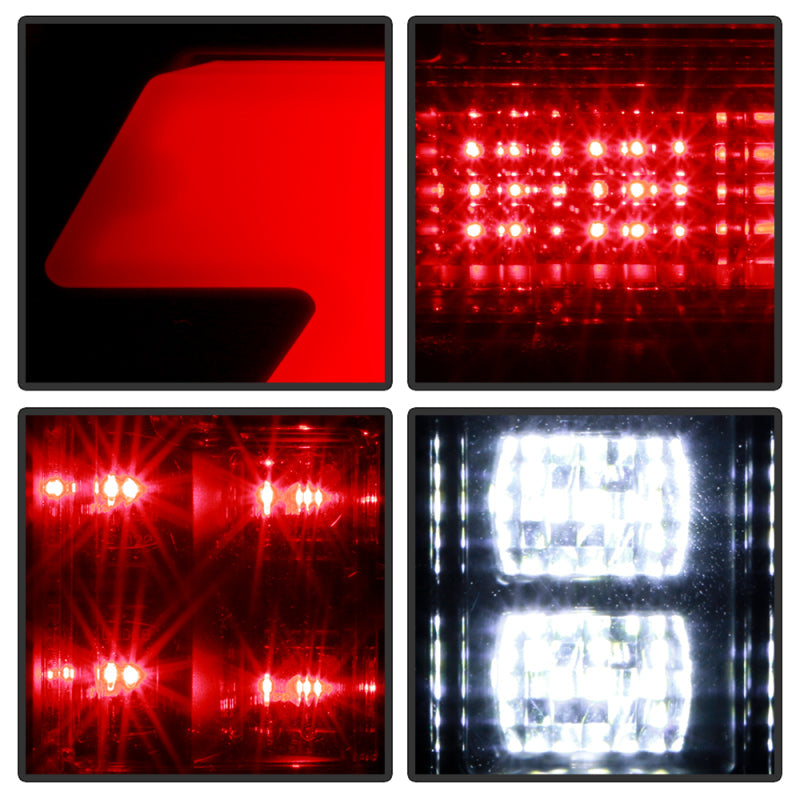 SPYDER 21-23 Ford F150 (Factory Halogent) Light Bar LED Tail Lights - Black (ALT-YD-FF15021HAL-BK) 5088772