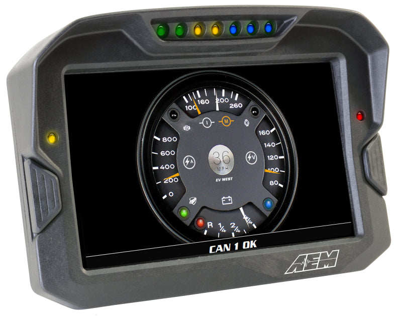 AEM Electronics Digital Dash, CD-7LG, Carbon Housing, Data Logging, GPS, CAN Bus, Kit