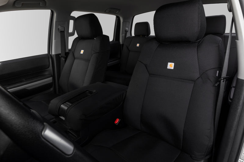 Covercraft 93-98 Ford Econoline Carhartt Super Dux PrecisionFit Custom Front Row Seat Covers - Black GTF180COBK