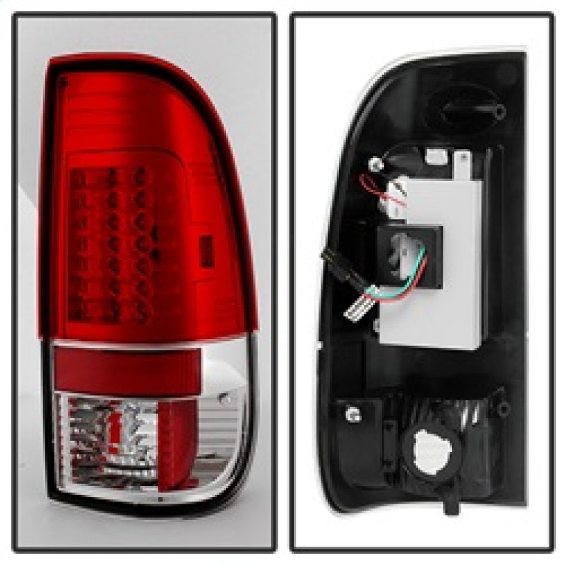 Spyder Ford F150 Styleside 97-03/F250 Version 2 LED Tail Lights Red Clear ALT-YD-FF15097-LED-G2-RC 5029140