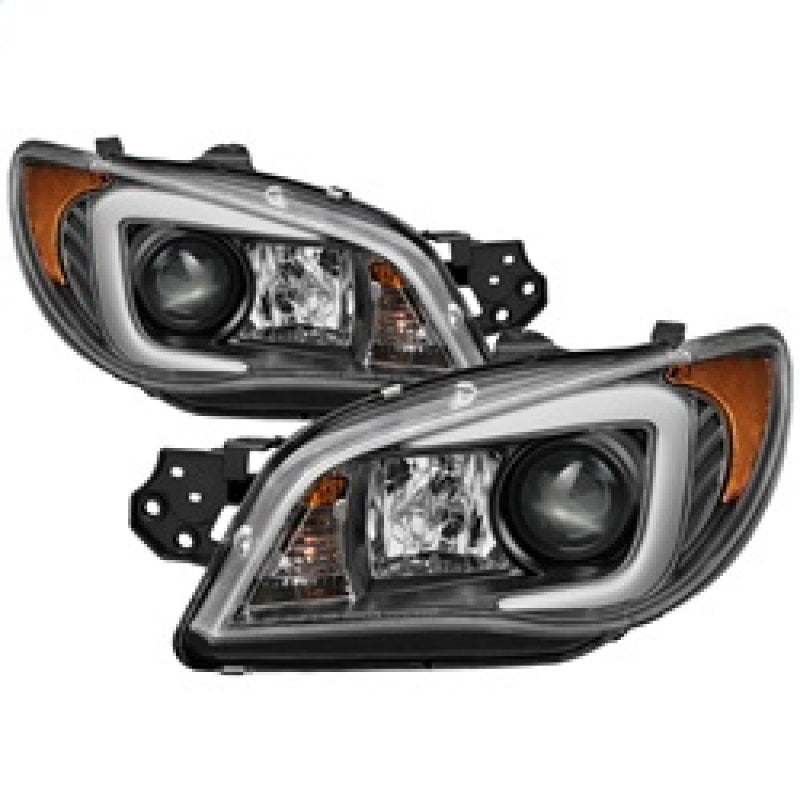 Spyder Subaru WRX 2006-2007 Projector Headlights - Halogen Only - Black PRO-YD-SWRX06-LBDRL-BK 5083920