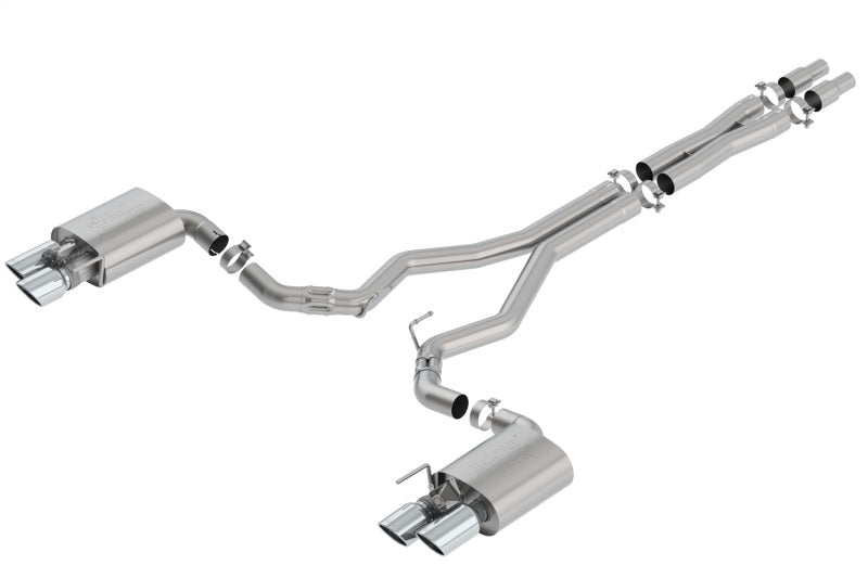 Borla 2018 Ford Mustang GT 5.0L AT/MT 3in ATAK Catback Exhaust w/ Valves 140743