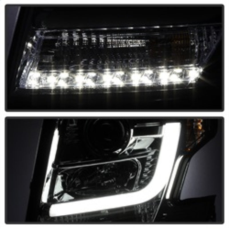 Spyder Chevy Tahoe / Suburban 2015 -2016 Projector Headlights - DRL LED - Smoke PRO-YD-CTA15-DRL-SM 5082558