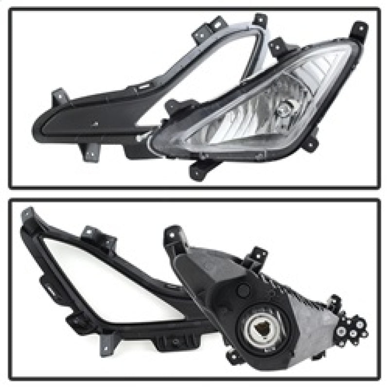 Spyder Hyundai Elantra 2014+ OEM Style Fog Lights W/Switch Clear FL-HYE2014-C 5080462