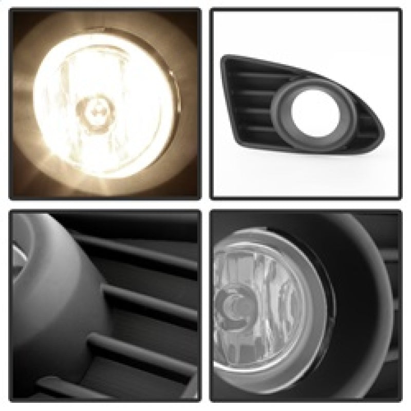 Spyder Scion IQ 2012-2013 OEM Fog Light w/Switch- Clear FL-SIQ12-C 5077868