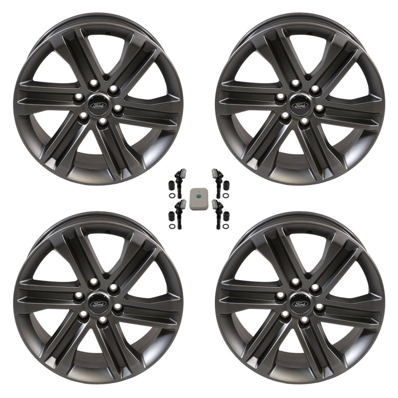 Ford Racing 2024+ Ford F-150 20in x 8.5in Dark Alloy Wheel Kit M-1007K-S2085F15A