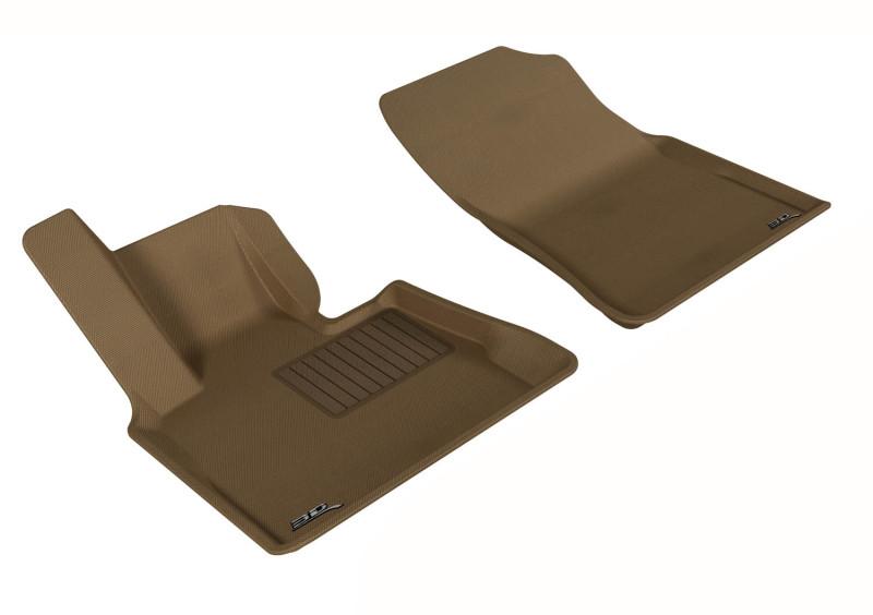3D MAXpider 2000-2006 BMW X5 E53 Kagu 1st Row Floormat - Tan L1BM00511502