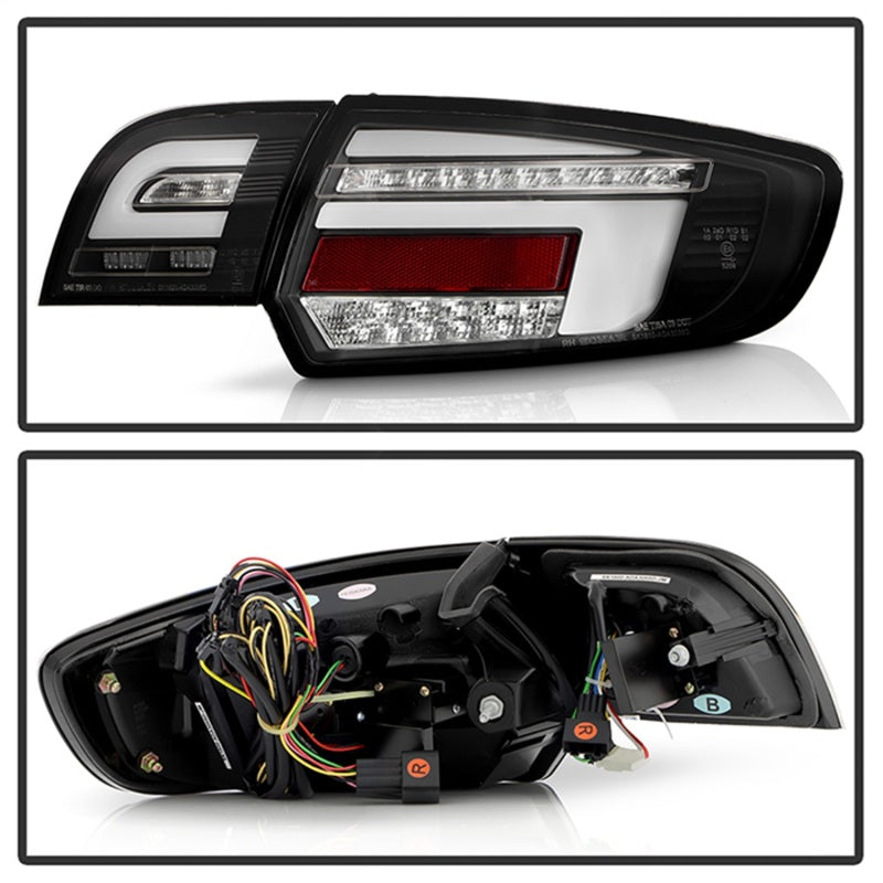 SPYDER 09-13 Audi A3 Full LED Tail Lights - Black (ALT-YD-AA309-LED-BK) 5089069