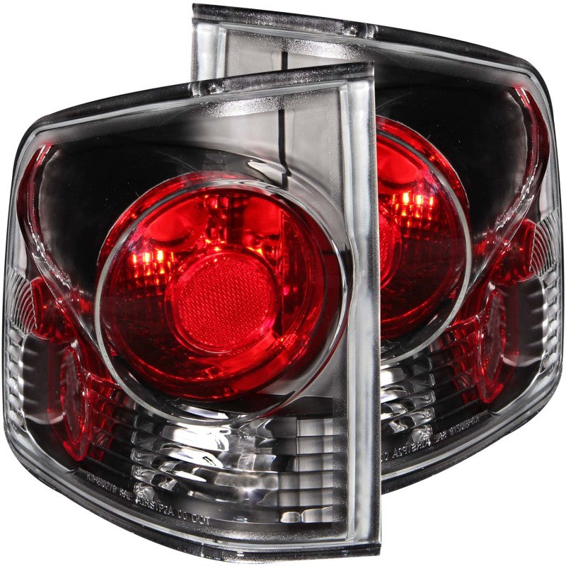Anzo 1995-2005 Chevrolet S-10 Taillights Black 3D Style